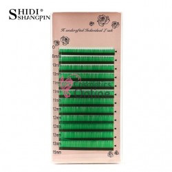 Gene false fir cu fir Beautiful Eyes SHINDI BE037CC Verde (Green) color C/0.07 de 7-15mm Mixt